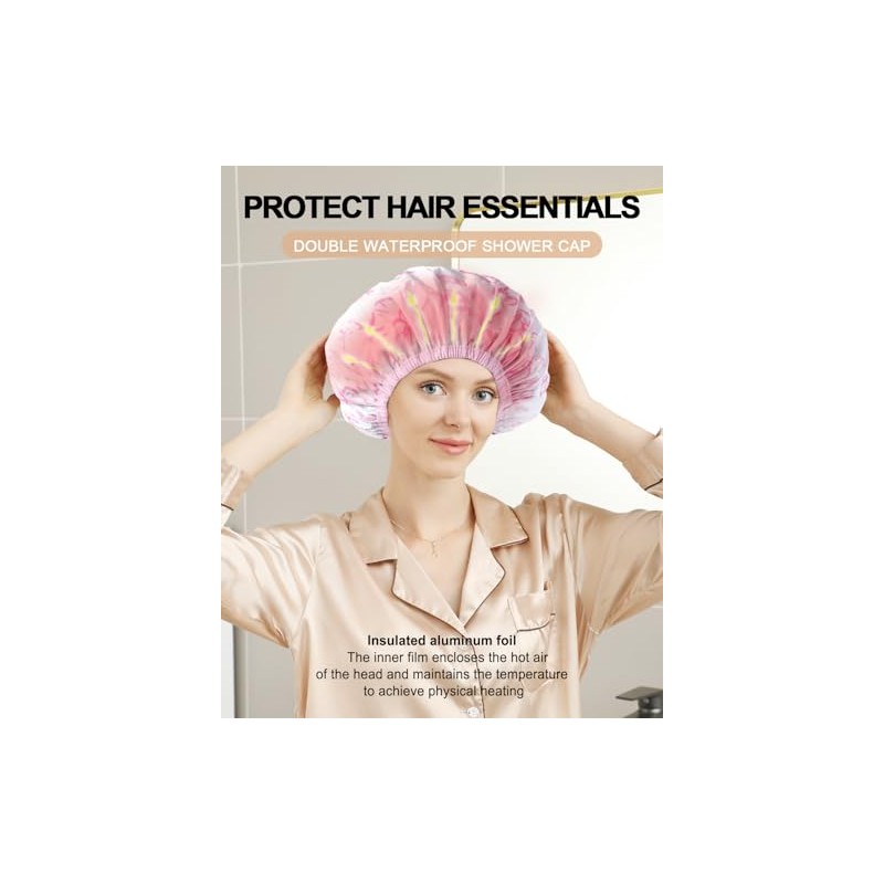 Yizijizi Gorros Térmicos Acondicionamiento Profundo Aluminio Uso Doméstico Peluquerías Teñir