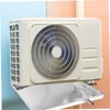ORFOFE Air Conditioner Drain Pan 15.74In Galvanized Iron Drip Tray