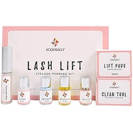Eyelash Perming Kit, Eyelash Lifting Kit Salon System Eye Lash Lift Kit Long Lasting Eyelash Perm Kit Up to 3 Months, Eyelash Treatment for Curling and Lifting Lashes