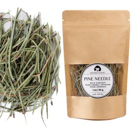 Pine Needle Herbal Tea | Wild-Harvested | 1 oz (30g) | Sustainably Foraged in Vayots Dzor, Armenia | Naturally Air-Dried, Crisp & Resinous Infusion | Premium Hand-Gathered Botanical