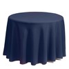 Gee Di Moda Round Tablecloth - 70 Inch Navy Blue