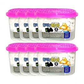Water-drinking Hippo Charcoal Dehumidifier Dehumidifier 8-Piece Set Wardrobe Drawer Water drinking hippopotamus (charcoal) for wardrobe 8 pieces