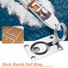 Mesee 2 Packs Flush Ring Pull Handle with Mount Screws