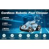 MEANFUN CORDLESS BLUE ROBOTIC POOL CLEANER Meanfun MF-PC01 BLUE NEW