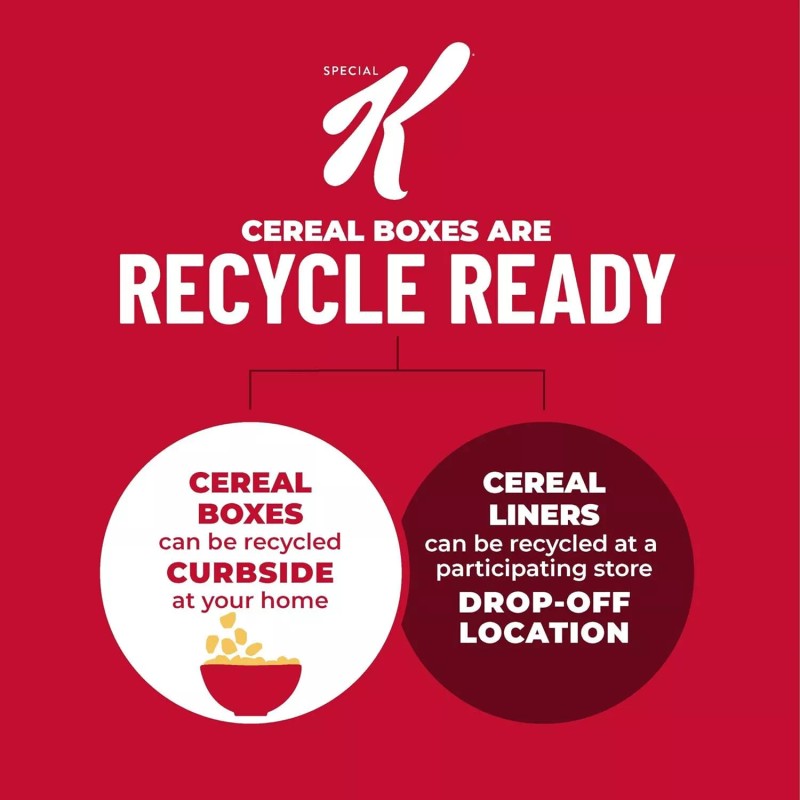 Special K Kellogg's Special K Breakfast Cereal,Fiber Cereal,Giant Size, Red