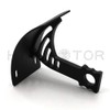 HTTMT MT360-02-BK Black Vertical Curved Mount License Plate Bracket Tag