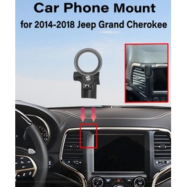 AbeeyGeomarn Magnetism Car Phone Holder for Jeep Grand Cherokee 2014-2018 Accessories Compatible with MagSafe Hands-Free 360 Degree Rotation Adjustable Cell Phone Mount Does Not Affect Air Vent