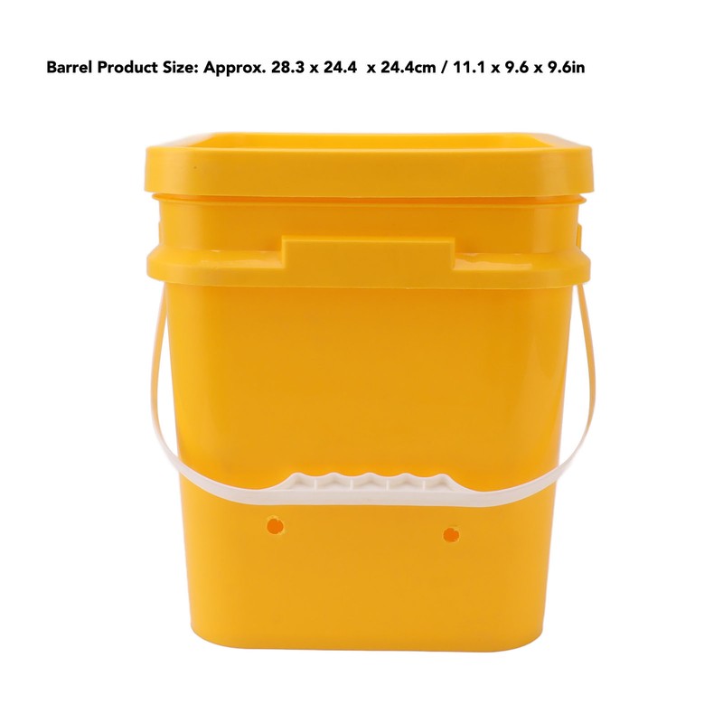Automatic Chicken Waterer Cup with 12L Handheld Barrel Poultry Drinking