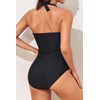Smismivo Tummy Control Bathing Suits for Women Halter Slimming One