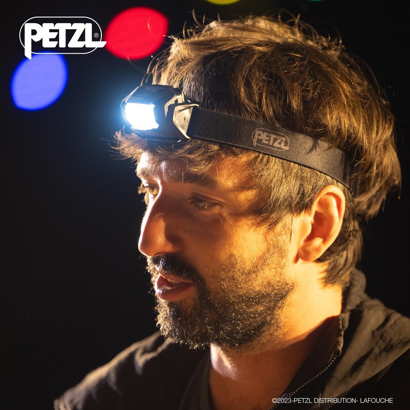 PETZL E070BA00 Aria 2 Headlamp Black, Black