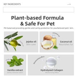 ALL FOR PAWS Pet Wipes - Coconut Vanilla Scent, 100 Wipes (4 Packs) | Ideal for Cats and Dogs, All-Over Clean with Natural Nourishing Ingredients