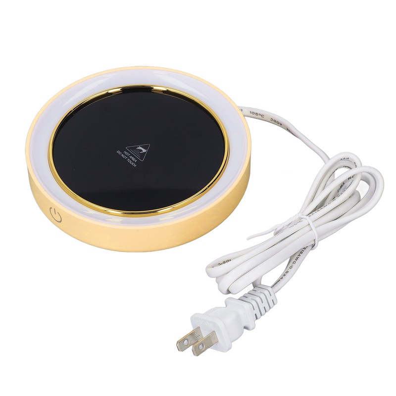 Electric Cup Warmer Constant Temperature 2 Modes LED Light Desk
