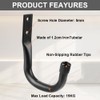 HOTUT Universal Heavy Duty Garage Storage Hooks Set, 6pcs Heavy