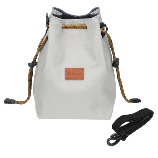 PATIKIL Soft Camera Bag,Lens Case Crossbody Drawstring Pouch Shoulder Bag