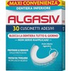 Algasiv Cuscinetti Adesivi Per Dentiera Inferiore, Dura Tutto Il Giorno