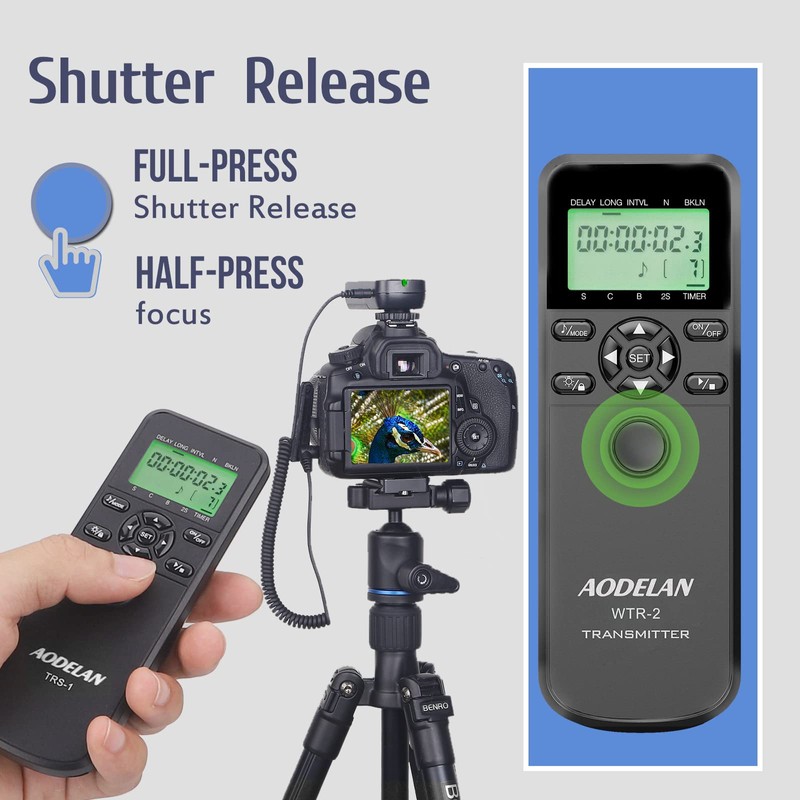 Timer Remote Shutter Release for Sony Alpha 7 iv, Alpha