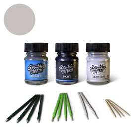 ScratchesHappen Exact-Match Touch Up Paint Kit - Thunder Cloud Metallic (1D2/A1249) for Toyota - Preferred (Paint + Clear Coat + Primer)