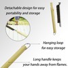 Pizza Oven Brush - Wooden Handle BBQ Brush, Pizza Stone