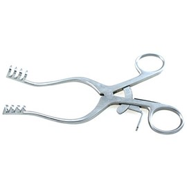 Adson Retractors 6.5" Sharp Teeth 4x4 Slightly Curved Arms Grip Lock | Medixplus