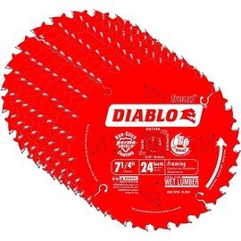 Freud Diablo D0724A 7-1/4" 24T Diablo? Circular Saw Framing Blade