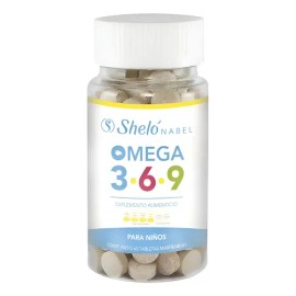 Omega 3-6-9 Para Niños Sabor Galleta Shelo Nabel                                                                                                      