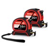 SENDATOOLS Tape Measure 16FT (5m) with High Accuracy, ABS+TPR Rubber