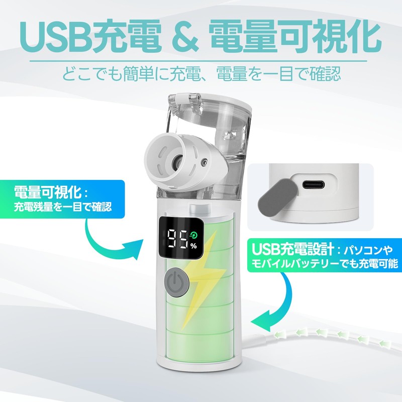 Watles MY-135B Mesh Nebulizer, Nebulizer, Automatic Cleaning Function, Inhaler for