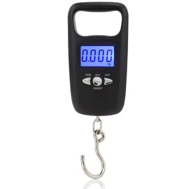Fishing Scale, 50 kg Hanging Scale, Luggage Scale, Digital Suitcase Scale, Fish Scale, Hanging Digital Scale with LCD Display for Travel, Suitcase, Fishing, Farm