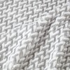 HOMESCAPES Grey Velvet Throw 130 x 160 cm Soft ‘Mora’