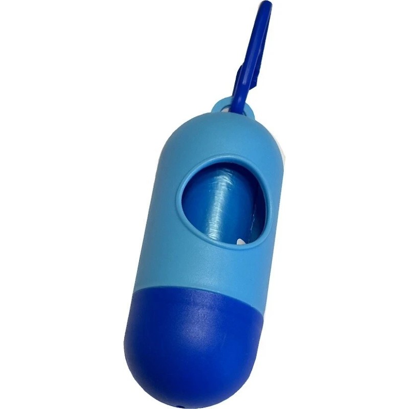HappiTimz Dog Poop Bag Dispenser - With Bags - Red