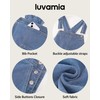 Luvamia Blue Denim Overalls Women's Plus Size Bibs Jumpsuit Casual