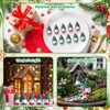 Sonwyoung 25 Pcs Mini Christmas Gnome Figurines Including Red and