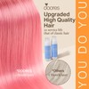 Doores Itips Human Hair Extensions - Peach Pink, 14 Inch,