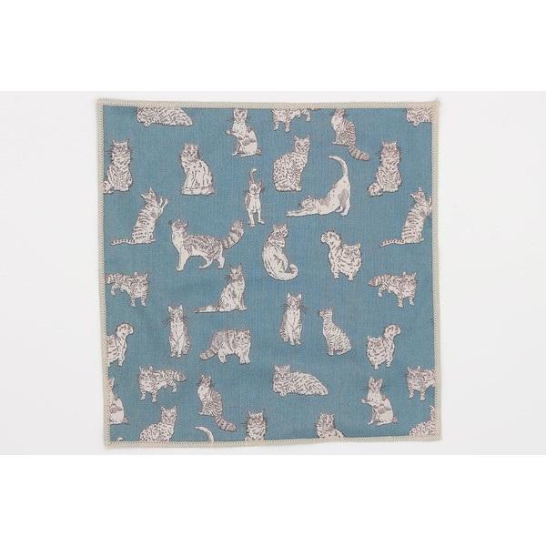 DDintex FLORET LONDON Glasses Cloth, Miao, Blue, 7.9 x 7.9