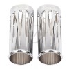 Unbranded 2" Extend Fork Cans Boots Cover For Harley Touring