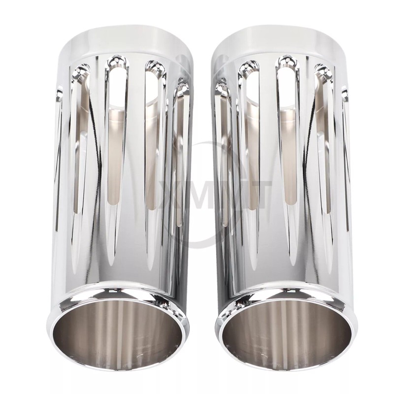 Unbranded 2" Extend Fork Cans Boots Cover For Harley Touring