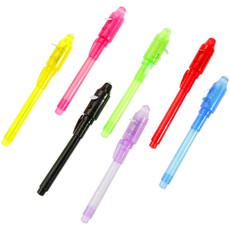 goldge UV Pens, Read Secret Invisible Writing Ballpoint Pen –