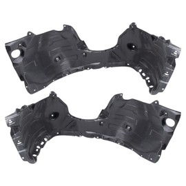 TRQ Front Inner Fender Liner Set Compatible with 2019-2022 Lexus ES300h 2019-2021 ES350 LX1248141 LX1248143 LX1249141 LX1249143