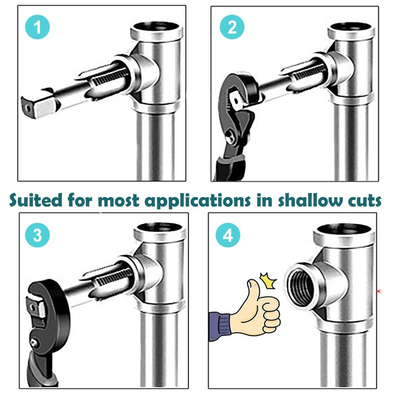 KEWAYO NPT Thread Forming Taps - 5 Pieces 1/8", 1/4",