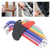 9 Pcs Hex Wrench Set Color Coded Non Slip CR