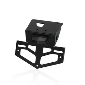 GROM MSX 125 Motorcycle Rear License Plate Tail Frame Holder Bracket with LED Light Compatible with MSX125 GROM125 2022-2023-2024