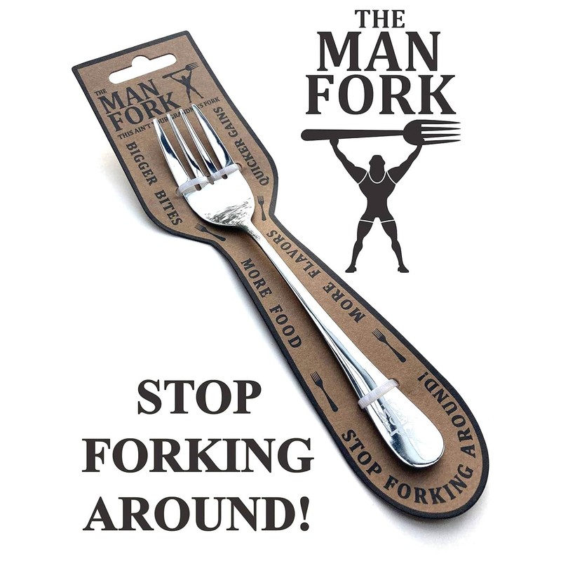 The Man Fork - Holds 40% MORE FOOD So You
