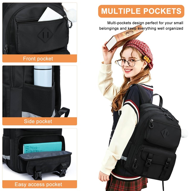 School Backpack for Teen Girls, Cute College Back Pack Women,
