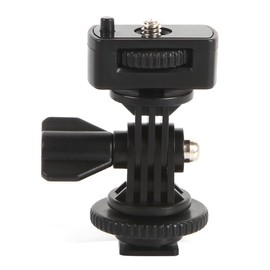 BGNing 1/4" Mini Ball Head Cold Shoe Mount Adapter Base Mount 1/4 Screw Adapter for DLSR Camera Cage Rig Monitor Flash Fill Light Bracket Photography Accessories (Type A)