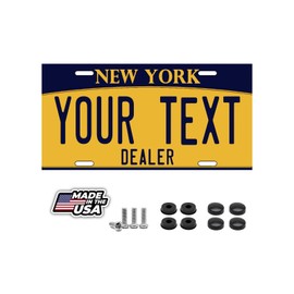 BLVD CUSTOMIZE THIS NEW YORK LICENSE PLATE - ANY TEXT YOU WANT, DEALER