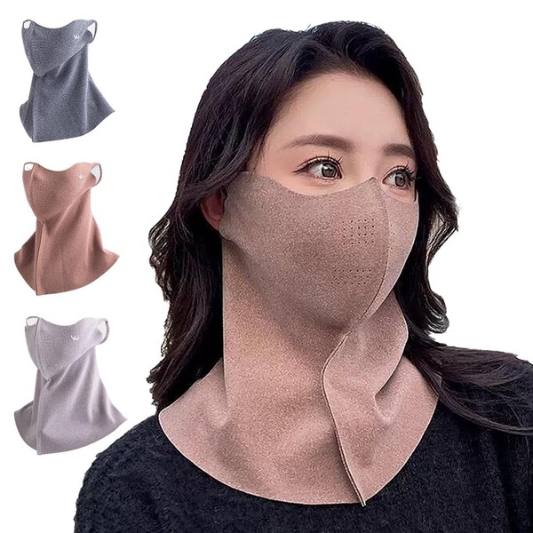 LAAVVA 2-in-1 UV Protection Mask for Autumn and Winter, Face
