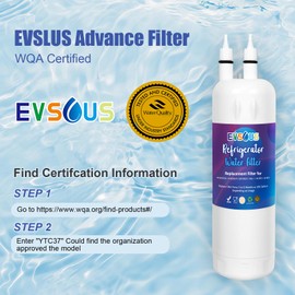 W10295370A Water Filter Replacement, Compatible with EDR1RXD1, EDR1RXD1B, W10295370, WHR1RXD1, KAD1RXD1, P4RFKB2, P8RFWB2L, 46-9930,46-9081