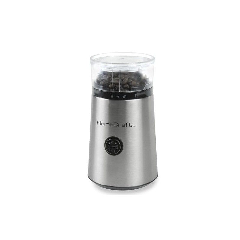 HomeCraft HCCG1SS Grinder Mill with Large 12 Cup Capacity, One