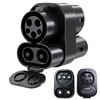 Adaptador CCS1 a CCS2, Conector de Carga para Vehículos Eléctricos,