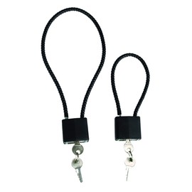 STEEL CORD LOCK BLACK 300MM